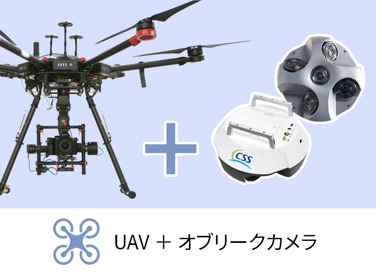 UAV+オブリークカメラ